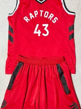 Toronto Raptors Pascal Siakam #43 Youth Basketball Jersey & Shorts Set